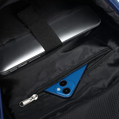 Gym Duffle Bag Backpack 4-Way Waterproof with Shoes Compartment for travel Sport Hiking laptop (dark blue) XL