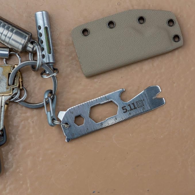 5.11 Tactical EDT Multitool, 10-in-1 Compact Tool, Stainless Steel Construction, Style 56450