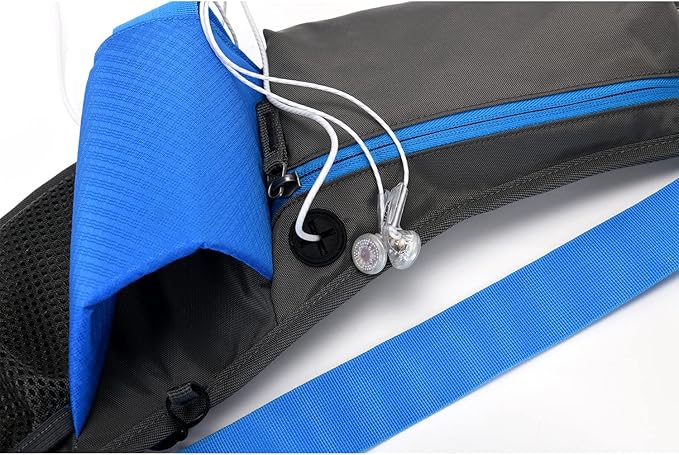 Clakllie Hiking Waist Pack Hydration Belts for Women Men Hands-free Daily Waist Bags Ultra Slim Running Belt Fanny Pack