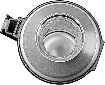 LiteXpress 1 Liter Titanium Grey Stainless Steel Removable Insulating Plastic Drinking Mug with Vacuum Flask and Quick System for One Hand Use