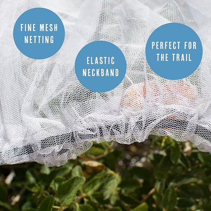 Mosquito Head Net for Hiking, Backpacking, Camping