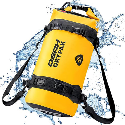 Waterproof Dry Bag - Motorcycle Luggage Tail Bag with Straps for Back Seat, Roll Top Lightweight Waterproof Backpack Sack for Travel, Swimming, Boating, Kayaking, Camping and Beach