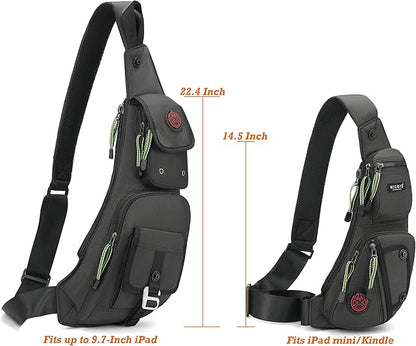 NICGID Sling Bag Chest Shoulder Backpack Crossbody Bags Casual Daypack for Men Women
