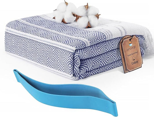 Genovega Turkish Beach Pool Towels Sand Free Quick Dry Extra Oversized Large Bulk Swim Blanket Set Adult Clearance Carnival Cruise Ship Essentials Packing List Vacation Travel Accessories Must Haves