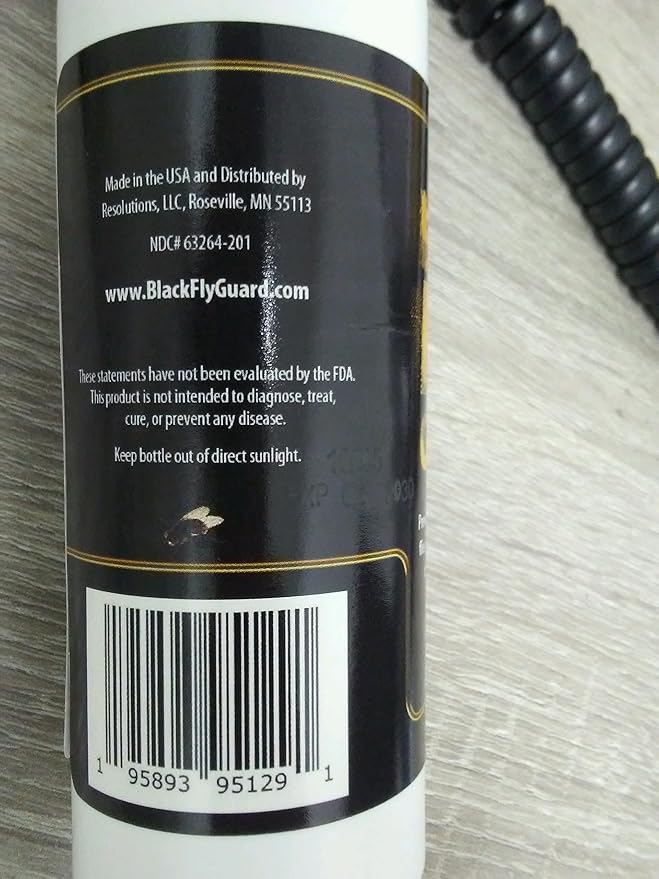 Black Fly Gard 4oz, ILIOS Packaging.