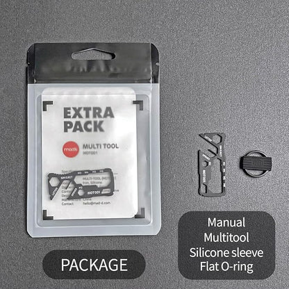 MDT001 Multitool 15 In 1 Tiny Pocket Camping Gear Multifunction Multi Tool Card Wallet Keychain Bottle Opener SIM Card Ejector Removal