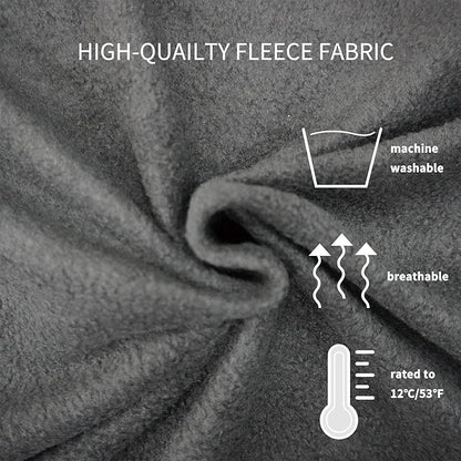 Ultralight Fleece Sleeping Bag Liner,Mummy Sleeping Bag Liner with Hood and Stuff Sack Suit for Camping,Travelling and Hiking in All Seasons