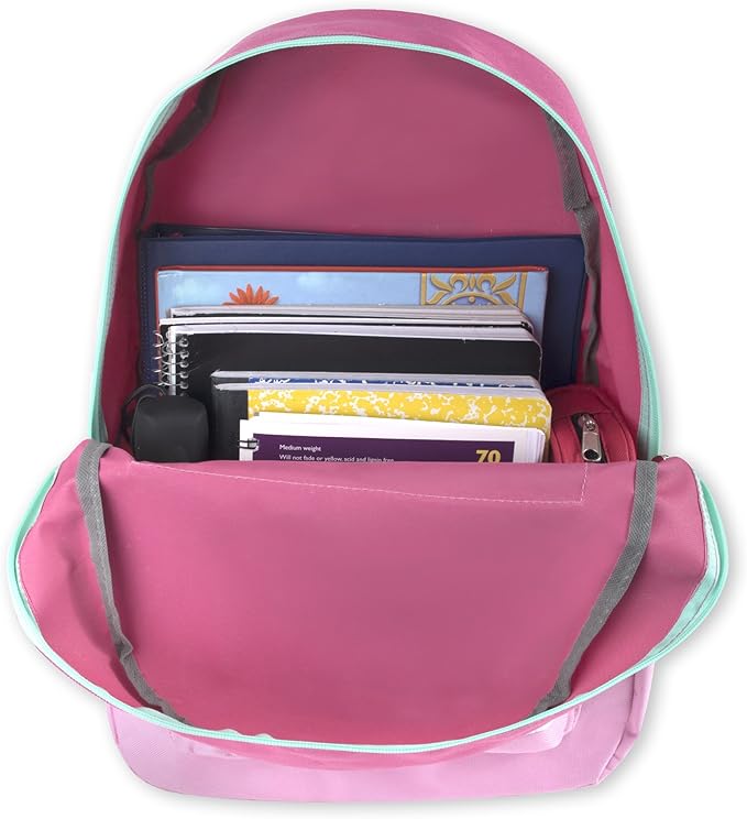 Trail maker Multi Pocket Multicolor Backpack with Adjustable Padded Straps