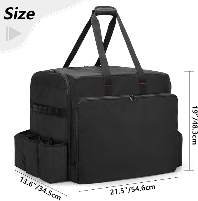 SAMDEW Camp Oven Carry Bag Compatible with Camp Chef Oven Stove Combo, Camping Oven Cover Compatible with Hike Crew Outdoor Gas Camping Oven, Portable Carrying Case for Camp Oven Accessories, Bag Only