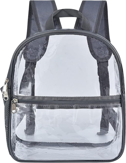 Oraben Clear Backpack for Stadium Events Stadium Backpack Waterproof 12x6x12 Clear Bag for Adult Concert Sport Work