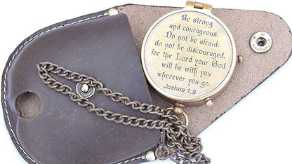 Engraved Compass for Confirmation Gifts, Baptism Gifts, Best Easter, Birthday Gifts, Graduation Gifts, Wedding Gifts, Religious Gifts for Men