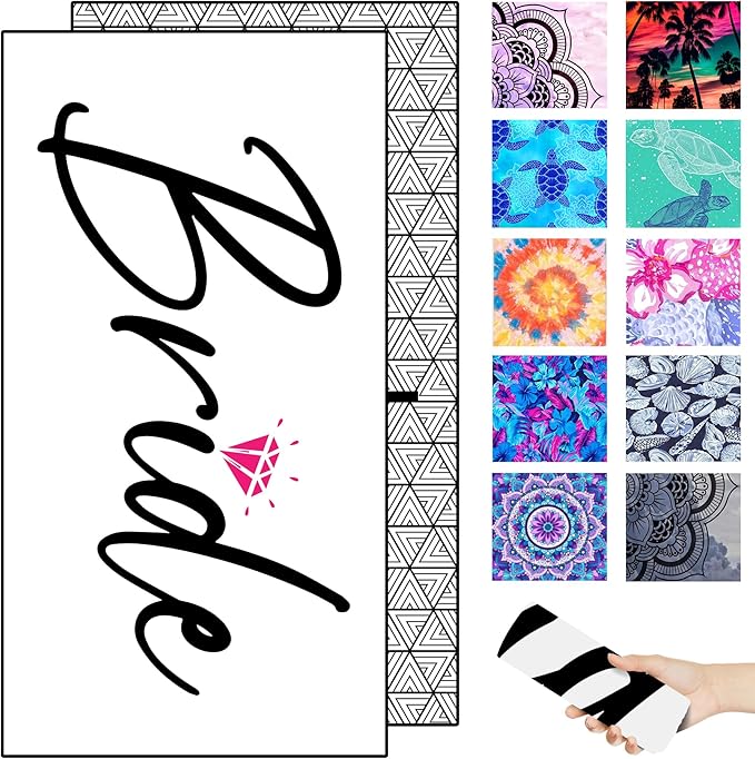 Microfiber Beach Towel – Bride Quick Dry Lightweight Sand Free Oversized Towel Accessories Travel Must Have Swim Pool Yoga Camping Gear Summer Cruise Ship Essentials Cloud Compact Gift 71" 32"