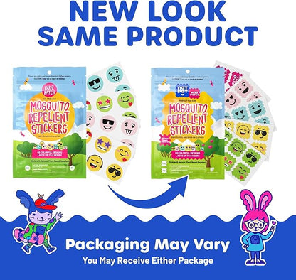 NATPAT Buzz Patch Mosquito Patch Stickers for Kids (3 pack, 180 stickers) - The Original All Natural Citronella Essential Oil Insect Patch, Plant Based Ingredients, Non-Toxic, DEET Free, for Toddlers,
