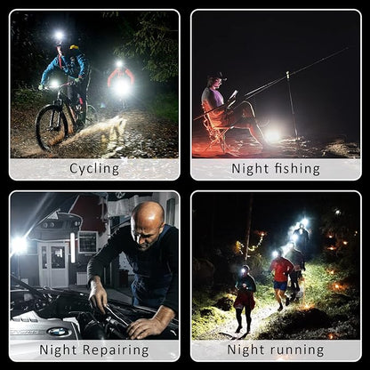 MAKDAK Cob Keychain Work Light Keychain Flashlights 4 Light Modes,Keychain Light Emergency Light with Folding Bracket Bottle Opener for Fishing,Camping and Walking 2Pack