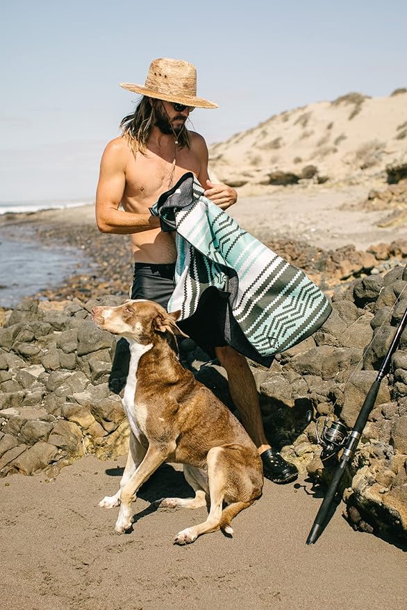 Nomadix Original Towel - Perfect for Beach, Pool, Travel, Camping, Yoga - Made with Recycled Materials - Super Absorbent - Sand Resistant - 72.5x30