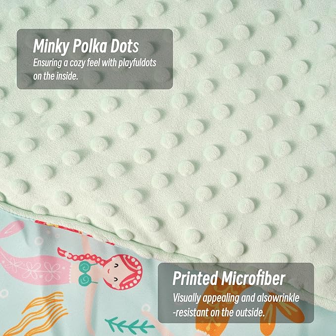Bunnikins & Clover Toddler Nap Mat with Removable Pillow, Nap Mats for Preschool, Easy Clean Toddler Nap Pad for Kindergarten, Kids Sleeping Bag for Travel Camping