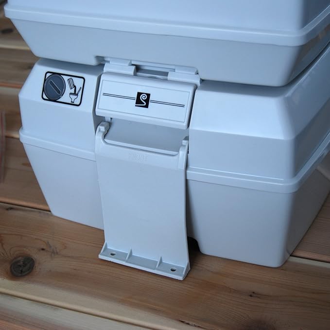 Dock Edge + Visa Marine Potty 18 Litre Toilet Grey (DEF319)