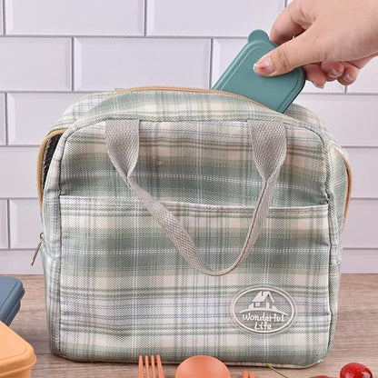 Travel Utensils with Case, Reusable Utensils Set with Case, Lunch Box Utensils Set Portable Utensils Set for Lunch Box School Picnic Travel Camping or Daily Use (4 Colors)