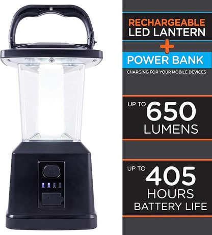 Enbrighten LED Camping Lantern, Battery Powered, Carabiner Handle, Hiking Gear, Emergency Light, Tent Light, Lantern Flashlight for Hurricane, Emergency, Survival Kits, Fishing, Home and More