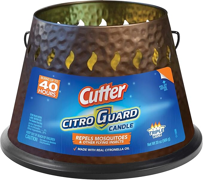 Cutter Citronella Candle, 1 pack, Copper