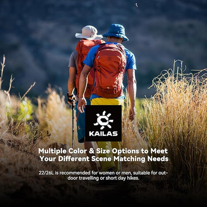 KAILAS Hurricane 20L 26L Hiking Backpack Lightweight Trekking Daypack Small Backpacks for Traveling Camping Outdoor