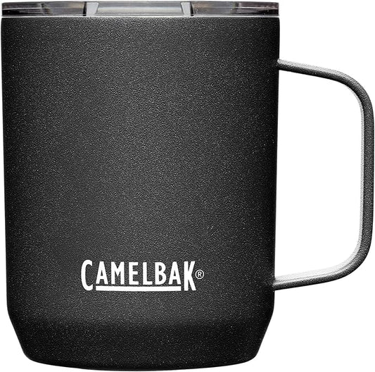 CamelBak Horizon 12oz Camp Mug - Insulated Stainless Steel - Tri-Mode Lid - Black