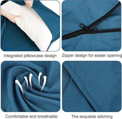 Sleeping Bag Liner, Ultralight Sleeping Bag Liner 86.6 * 35.5 inch Hotel Sleeping Sack for Adults,Ultralight Travel Sheet & Adult Sleep Sack, Camping Sheets Travel Sleep Sack for Backpacking