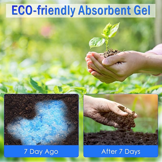 Coolrunner 30 Packets Portable Toilet Powder Poo Gel for Camping Eco Absorbent Gel, ECO-Friendly Toilet Gel Powder, Poo Urine Powder for Camping Outdoor Hiking Fast-Acting Gel