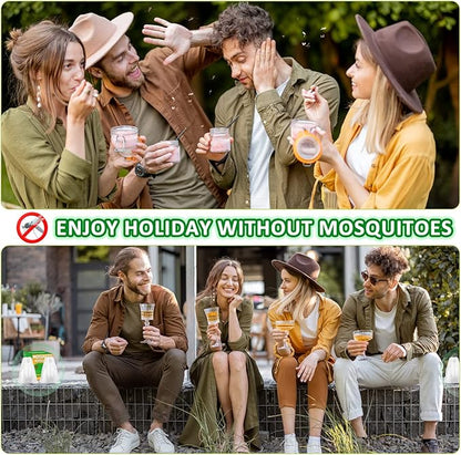12 Pack Powerful Mosquito Repellent for Outdoor Patio Home Travel Camping Yard, Keep Mosquito Away Mosquito Barrier