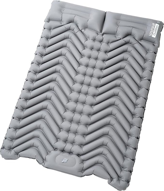 Sleeping pad for Camping 2 Person - Large self Inflatable Mattress Camping - Lightweight Camping Bed for Adults - Ideal for Backpacking Adventures
