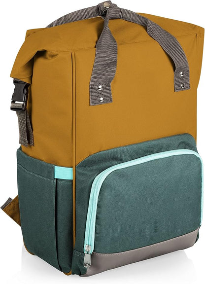 ONIVA - a Picnic Time Brand Roll-Top Cooler Backpack - Hiking Backpack - Soft Cooler Bag