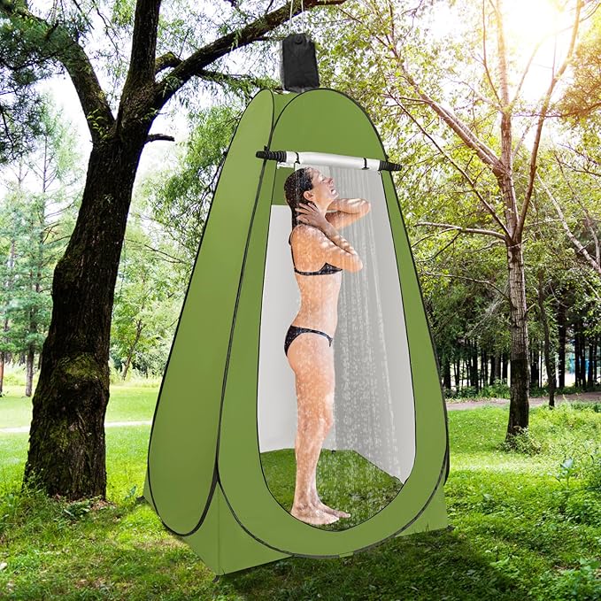 BLIKA Portable Toilet Kit for Adults, Instant Pop Up Privacy Tent