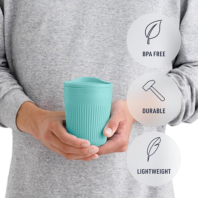 Sea to Summit Passage 16 Ounce Insulated Camp Mug, Aqua Sea Blue