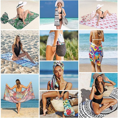 Bride Gifts Oversized Microfiber Pool Camping Towel - 72"x36"Quick Fast Dry Sand Free Extra Large Big Outdoor Travel Swim Blanket Yoga Personalized Gift for Wedding Bridal Shower Bachelorette Party