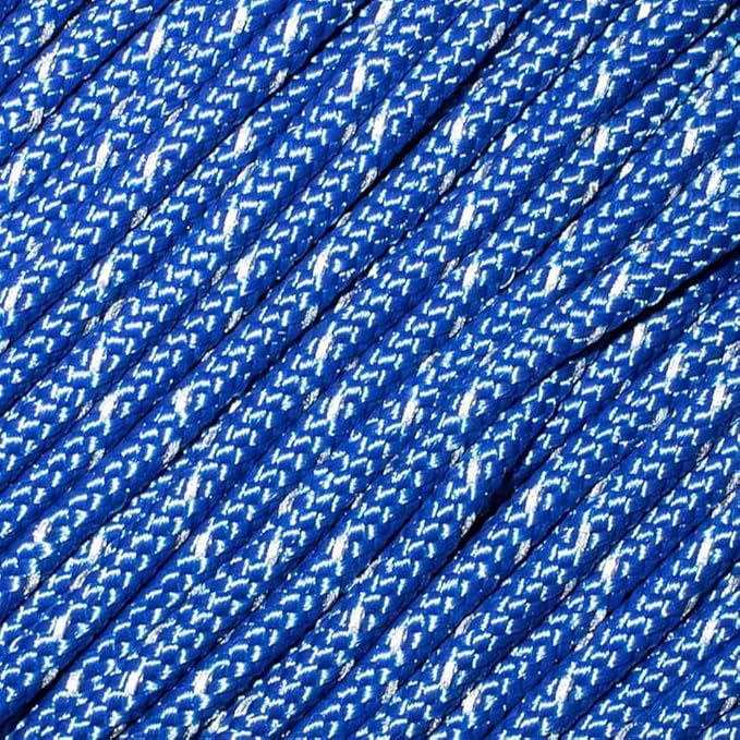 West Coast Paracord – 95 Tensile Strength - 1 Strand Reflective Paracord (250 Feet, Royal Blue)