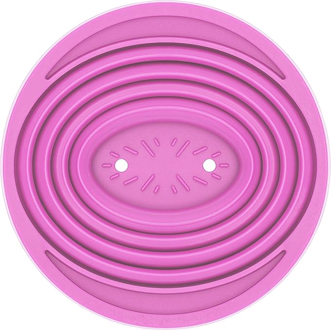 COLETTI Sierra Collapsible Coffee Pour Over Dripper — Camping Coffee Filter — Includes Pack of Paper Filters (Pink)