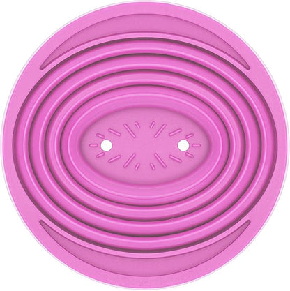 COLETTI Sierra Collapsible Coffee Pour Over Dripper — Camping Coffee Filter — Includes Pack of Paper Filters (Pink)