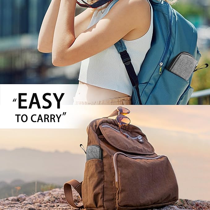 Travel Utensils Set with Splash-poof Bag, Portable Cutlery for Work, Reusable Camping Silverware Utensil, 18/0 Stainless Steel Flatware for Adult Lunch Picnic Hiking EDC Gadgets Lunch Box