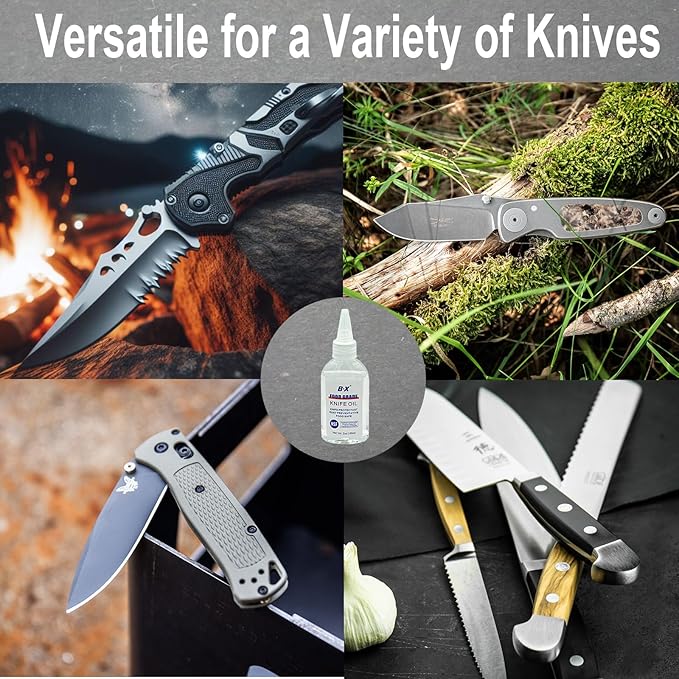 Camping Knife Oil for Honing, Maintaining, Clearning Camping Knives