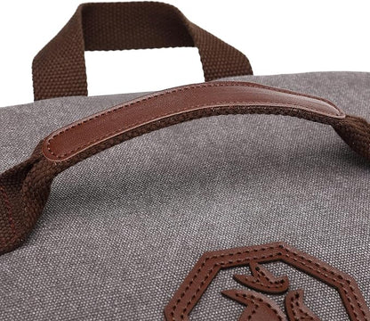 Gym Duffle Bag Backpack 4-Way Vintage canvas with Shoes Compartment for travel Sport Hiking laptop (Vintage grey) “X-Large