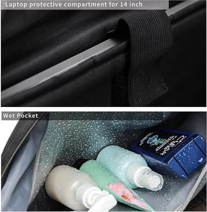 Travel Duffel Bag,Sports Tote Gym Bag,Shoulder Weekender Overnight Bag for Women