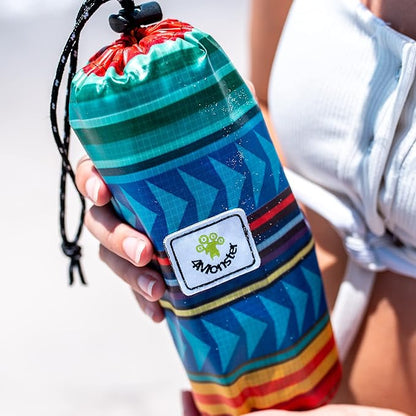 4Monster Microfiber Beach Towel Quick Dry,Super Absorbent Lightweight Travel Towel for Swimmers, Sand Free Camping Towel, Beach Towels for Pool, Swim, Water Sports,Yoga,Gym,Backpacking
