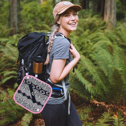 2PCS Pee Cloth Silver Infused for Women Hiking, Pee Rag for Female Peeing Outdoor,Camping Reusable Toilet Paper,Hygienic Urination Solution for Travel