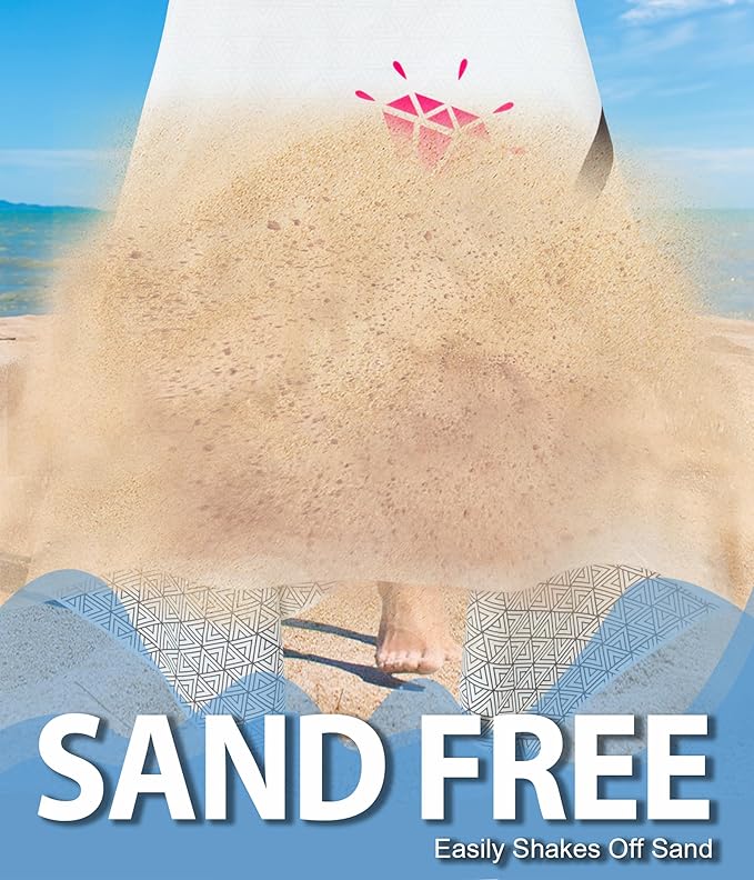 Microfiber Beach Towel – Bride Quick Dry Lightweight Sand Free Oversized Towel Accessories Travel Must Have Swim Pool Yoga Camping Gear Summer Cruise Ship Essentials Cloud Compact Gift 71" 32"