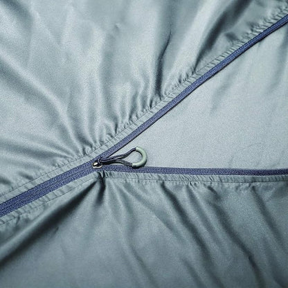 Browint Premium Sleeping Bag Liner with All Around Two-Way Zippers, 87"x41" Extra Wide Sleeping Sack for Hotel, Breathable Lightweight Travel Sheet, Multifunctional Bed Sheet for Camping, All Seasons