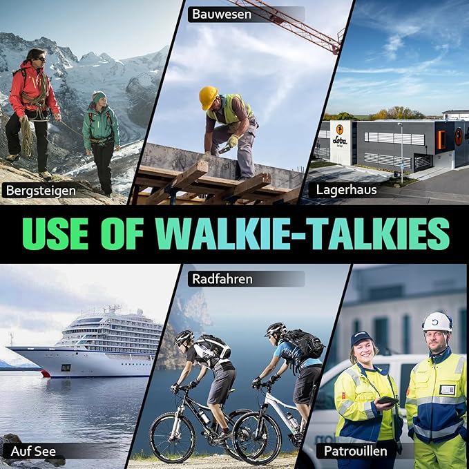 MP31 GMRS Walkie Talkies Handheld Two Way Radio, GMRS Repeater Capable, Waterproof Rechargeable Walkie Talkies with 2-in-1 Type-C Charging Cable&USBCharging Station(4 Pack)