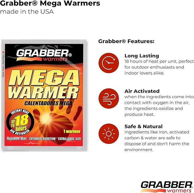 Grabber 18 Hour Body Warmers l 30 Units