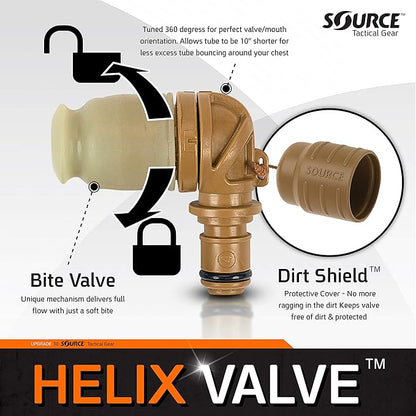 Source Tactical Helix High-Flow Bite Valve