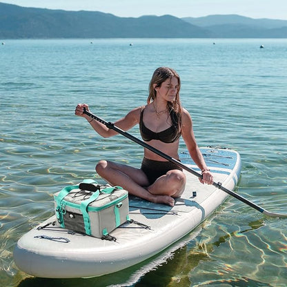 Paddle Board Cooler, Paddleboard Cooler Deck Bag with Detachable Bottle Opener, Paddle Board Accessories, Sup Cooler Bag for Beach, Camping, Kayaking, Travel