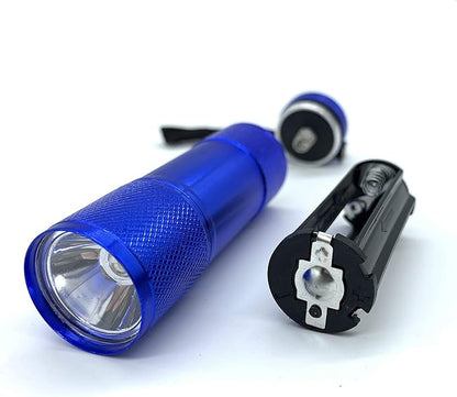 Mini LED Flashlight 6-Pack with 18 AAA Batteries, Super Bright 100 LM Mini Flashlights Colors Assorted - Best Mini Gifts for Kids, Men, Women